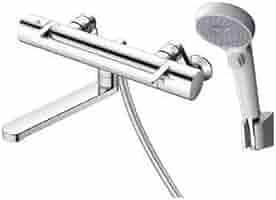 サーモススタッドシャワー混合水栓 TOTO 浴室用壁付サーモスタット混合水栓 (コンフォート めっき